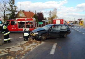 Zderzenie na skrzyżowaniu