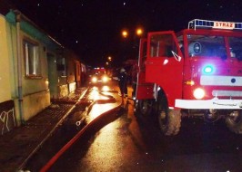 Pożar w budynku wielorodzinnym