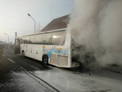 Zapalił się autobus z grupą krotoszynian