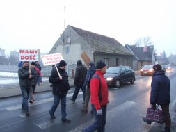 Mieszkańcy walczą o obwodnicę – kolejny protest na krajówce!