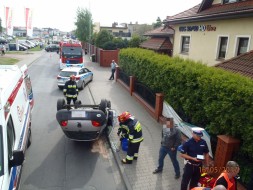 Dachowanie na ulicy Tartacznej